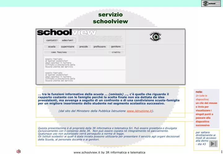 servizio schoolview