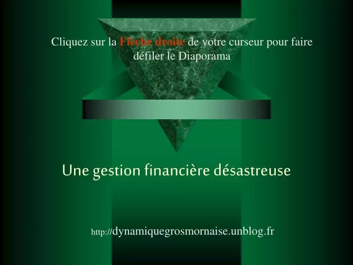 une gestion financi re d sastreuse