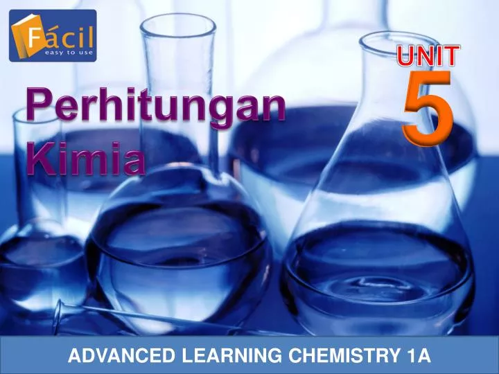 Chemistry 1. Advanced Learning. Salters Advanced Chemistry.