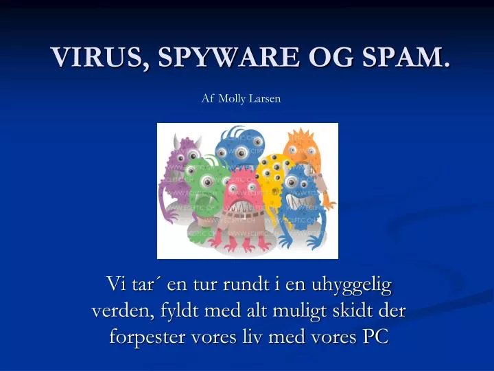 virus spyware og spam