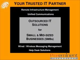 Remote Infrastructure Management