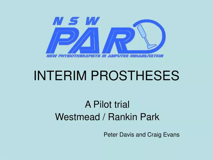 interim prostheses