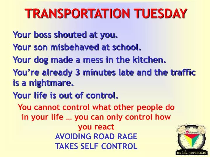 transportation tuesday