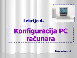 konfiguracija pc ra unara