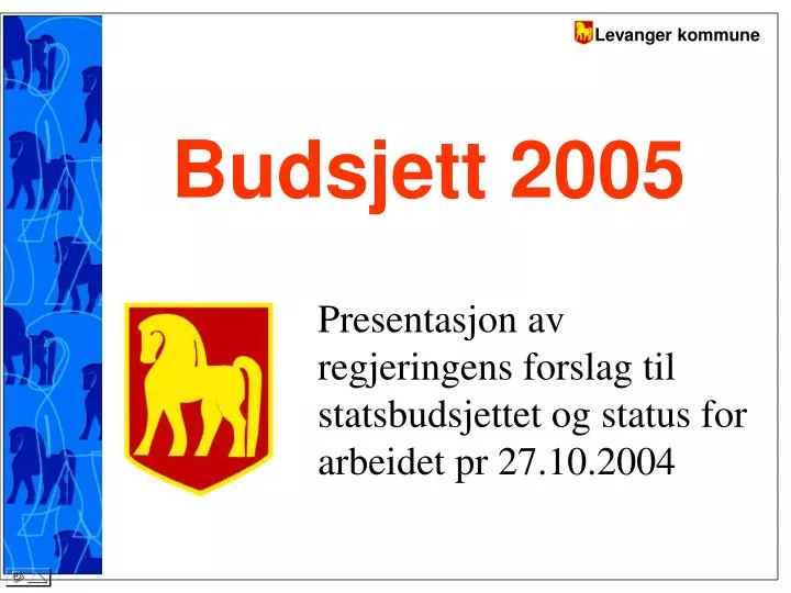 budsjett 2005