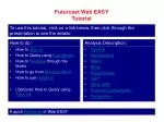Futurcast Web EASY Tutorial