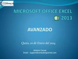 microsoft office excel 2013