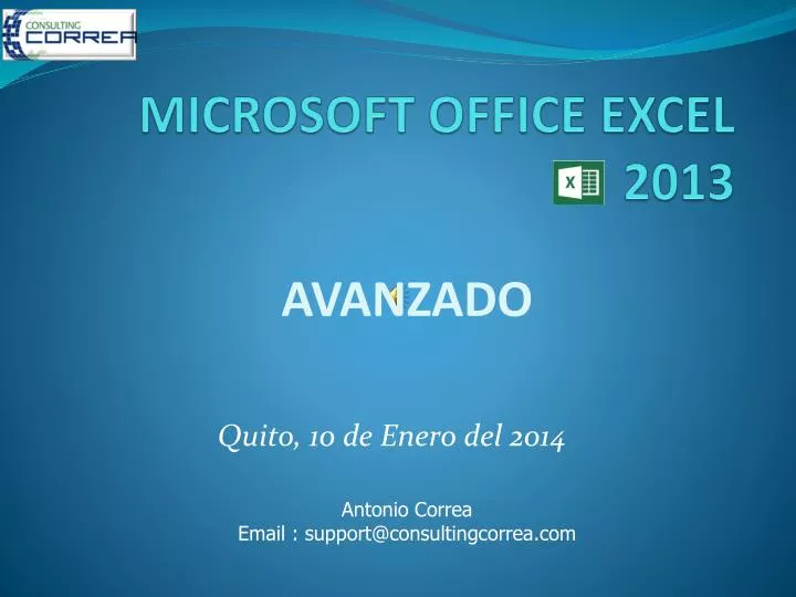 microsoft office excel 2013