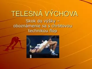 telesn v chova