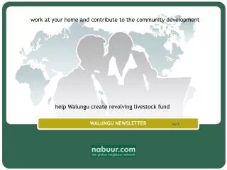 WALUNGU NEWSLETTER