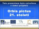 Orbis pictus 21. století - slide 1