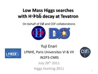 Low Mass Higgs searches with H ?bb decay at Tevatron