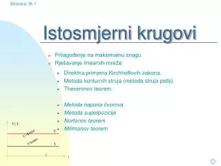 istosmjerni krugovi