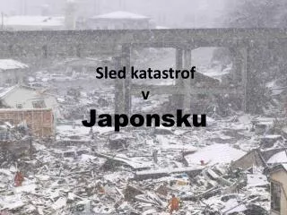sled katastrof v