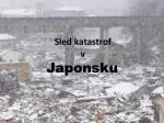 Sled katastrof v - slide 1