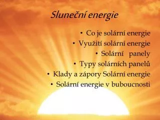 slune n energie