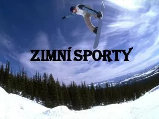 zimn sporty