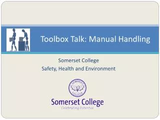Toolbox Talk: Manual Handling