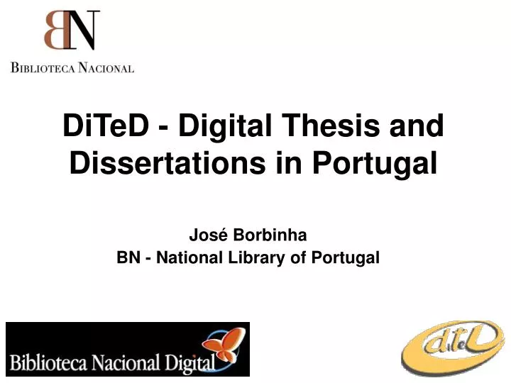 dited digital thesis and dissertations in portugal