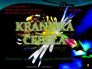 predstavitev projektne naloge pri informatiki