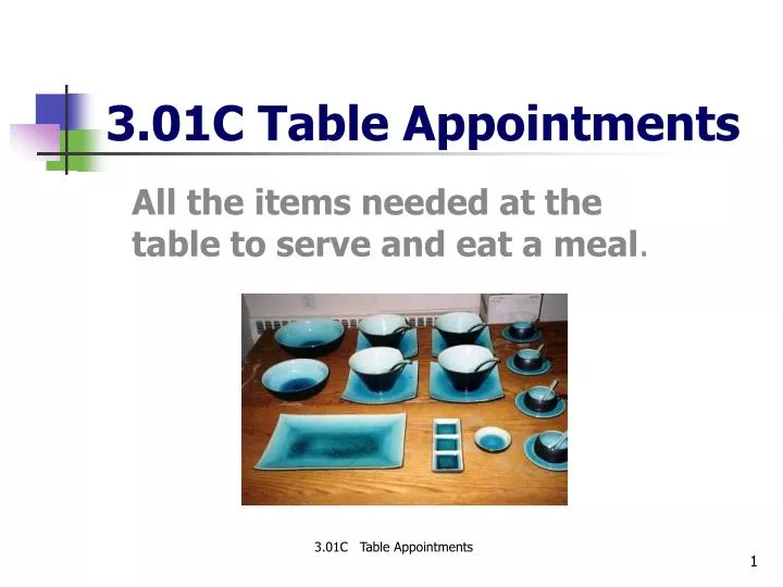 3 01c table appointments