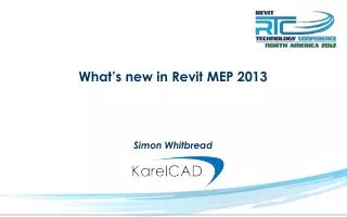 What’s new in Revit MEP 2013