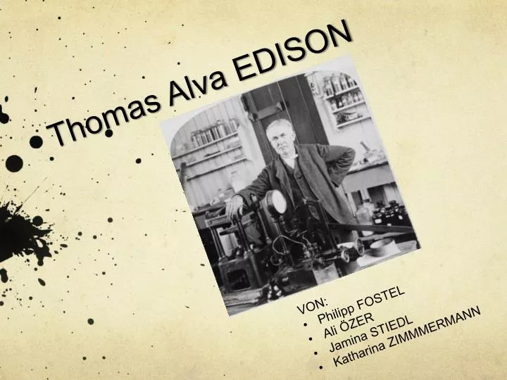 thomas alva edison