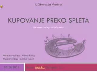 kupovanje preko spleta