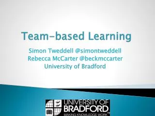 Team-based Learning
