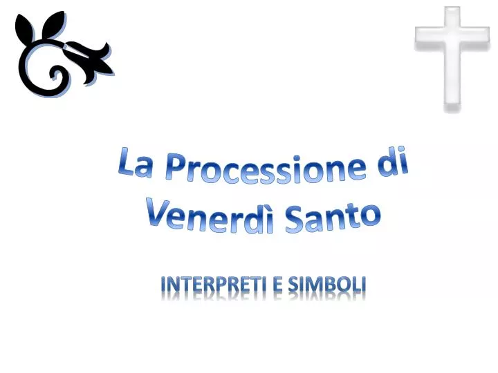 la processione di venerd santo