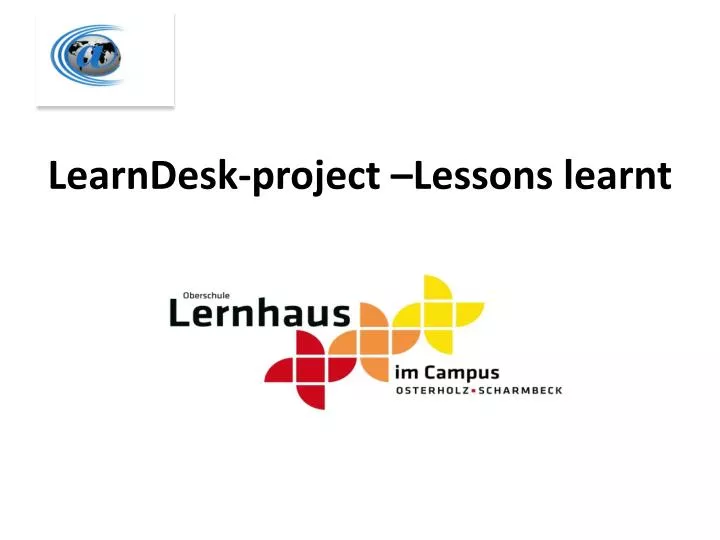 learndesk project lessons learnt