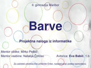 ii gimnazija maribor