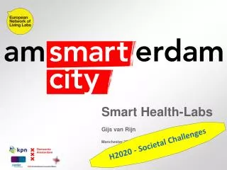Smart Health-Labs Gijs van Rijn Manchester 27-09-2013
