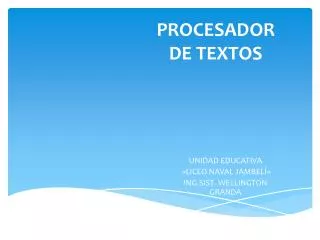 procesador de textos