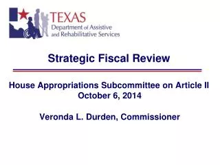 Strategic Fiscal Review