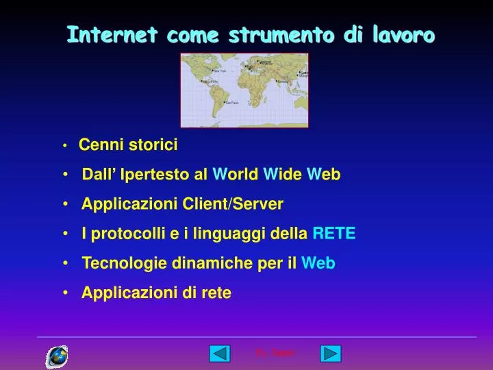 internet come strumento di lavoro