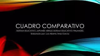 cuadro comparativo