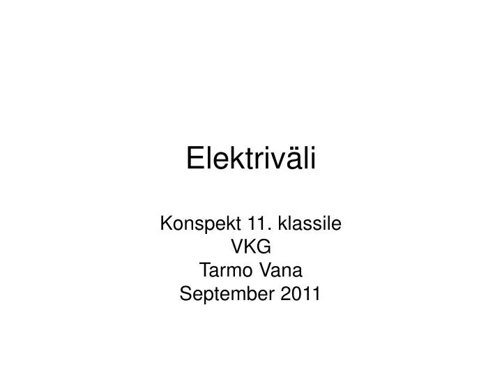 elektriv li