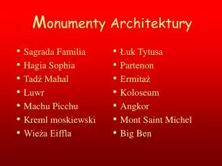 m onumenty architektury