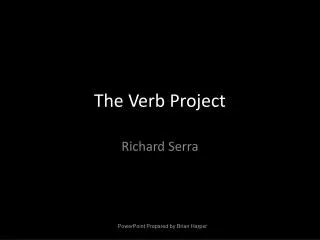 The Verb Project