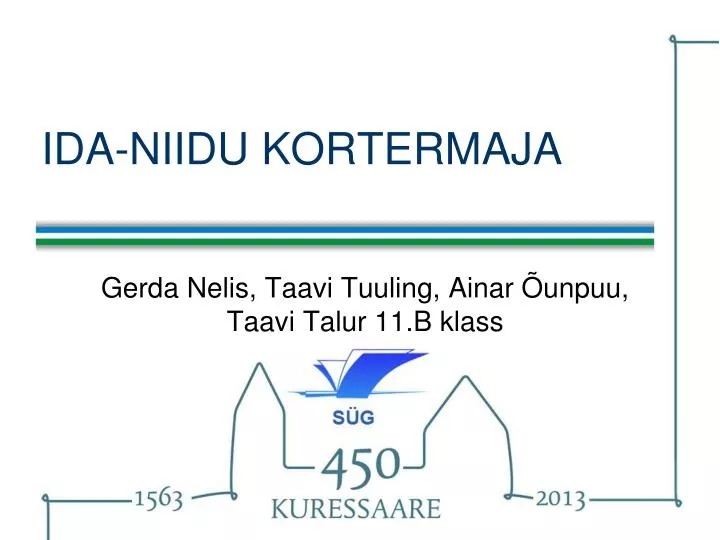 ida niidu kortermaja