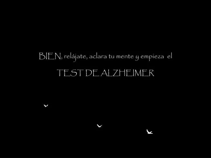 bien rel jate aclara tu mente y empieza el test de alzheimer