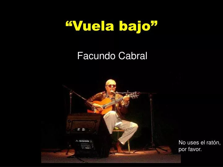 vuela bajo