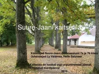suure jaani kaitseala