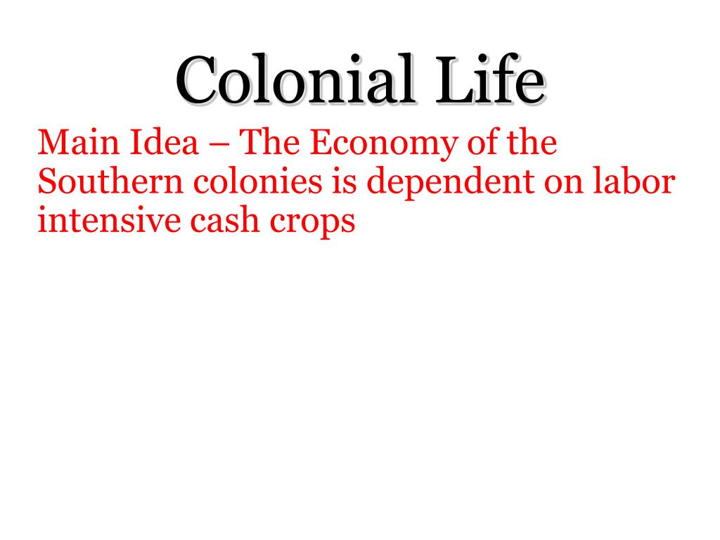 PPT - Colonial Life PowerPoint Presentation, free download - ID:5261446