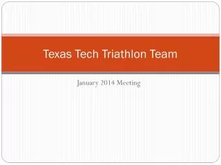 Texas Tech Triathlon Team