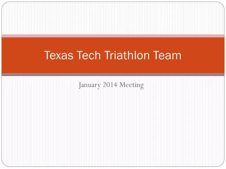 texas tech triathlon team
