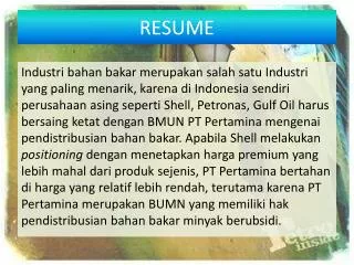 resume