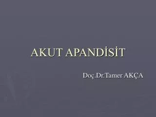 akut apand s t