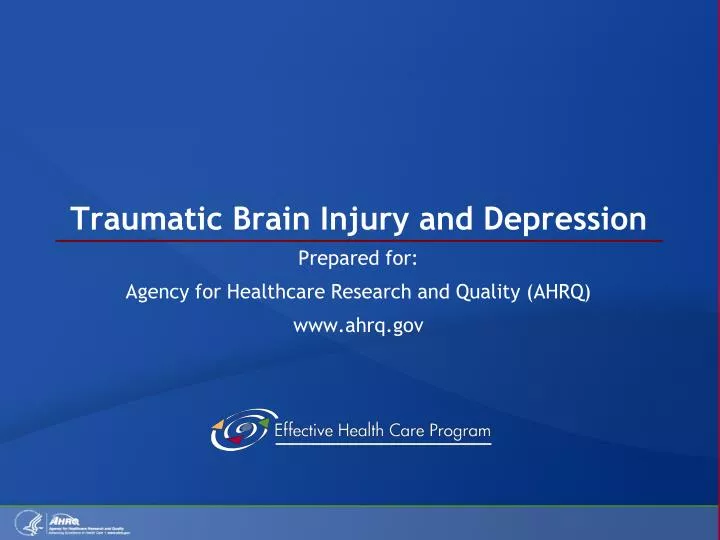 traumatic brain injury and depression
